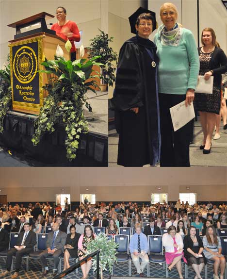 2015 Phi Kappa Phi Initiation Ceremony slideshow of images