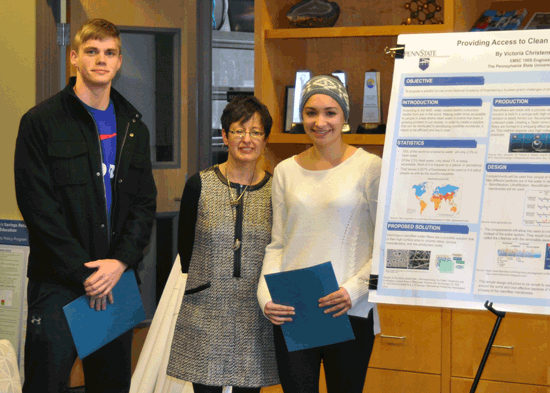 Materials Science Students Win Phi Kappa Phi Freshman Award at EMS Poster Exhibition