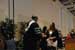 Dr. Edgar Farmer congratulating 2013 Phi Kappa Phi initiate.