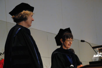 Dr. Yvonne Gaudelius & Dr. Sharon Falcone Miller.